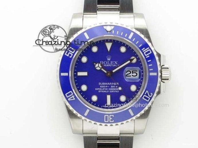 Marker 278274 Dial Stick Blue ARF Oyster 2688 DateJust Edition 904L Best ETA 31 on Steel 1:1 Bracelet SS 0309
